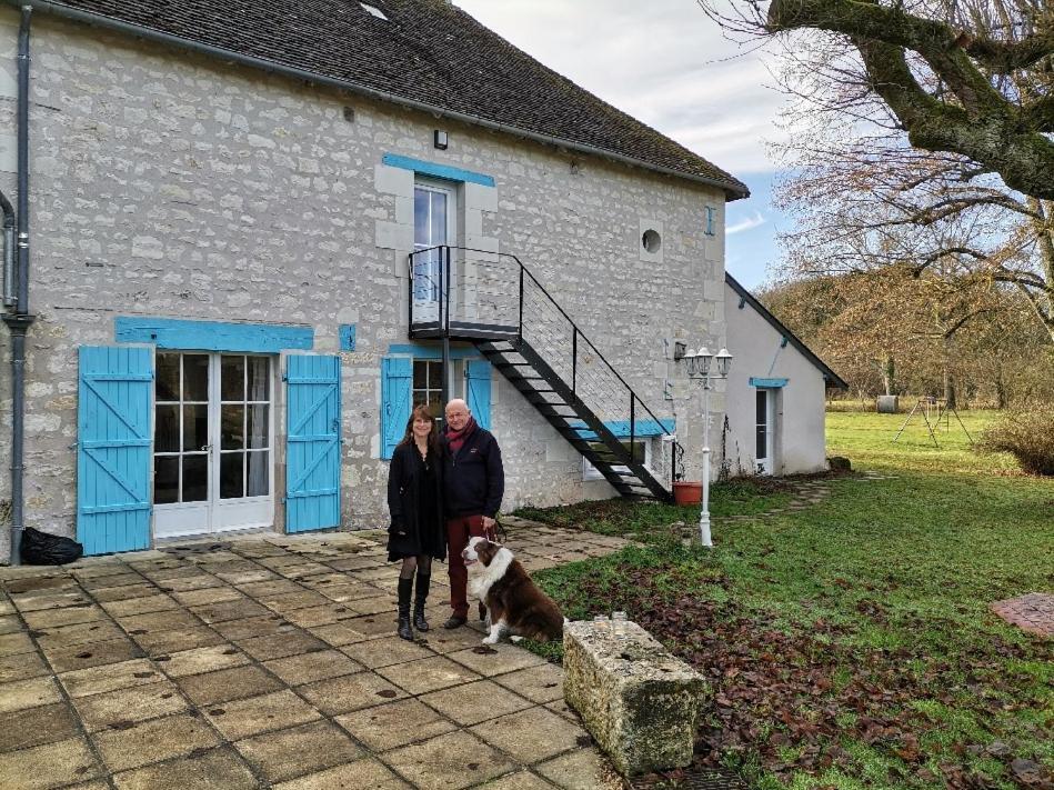 Le Moulin Bleu Acomodação com café da manhã Seigy Exterior foto